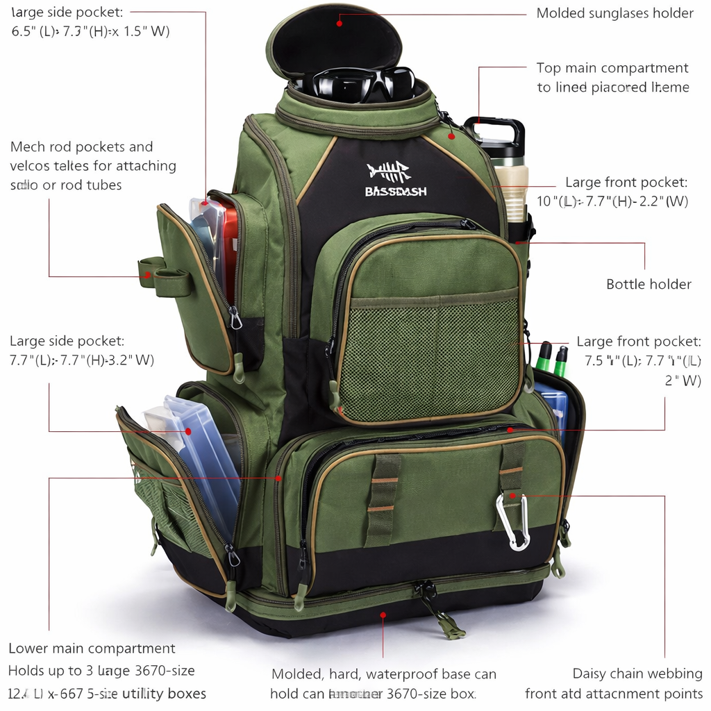 GoneFishing Tackle BackPack